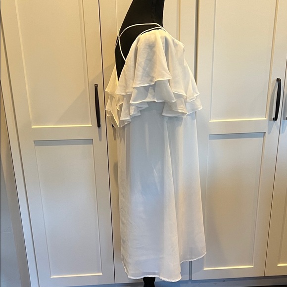 Vero Moda NWT Vero Moda Elegant White Midi Size M - Picture 5 of 7